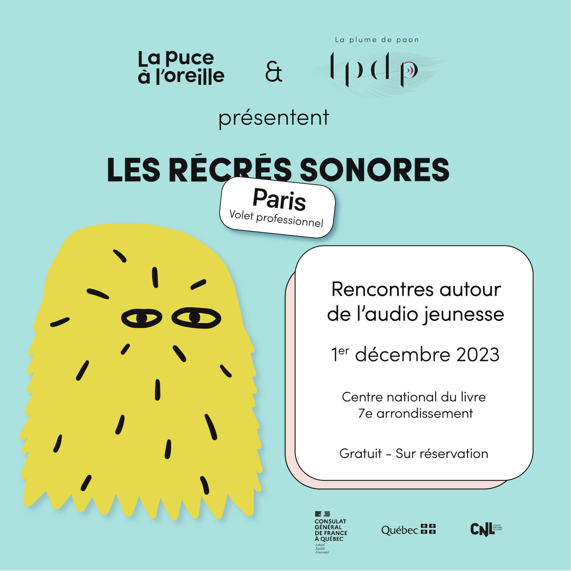 Les récrés sonores 2023 / Paris _ Volet pro